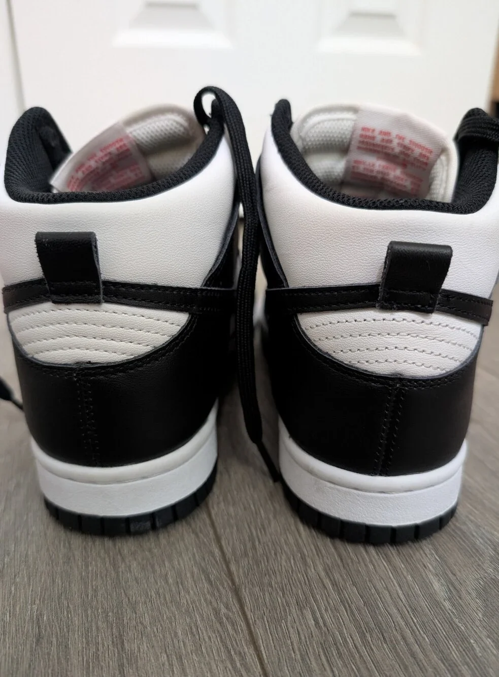 Nike Dunk High-Top Retro Panda Black White Sneakers Women's Size 7• DD1869-103🐼